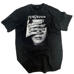 JUNGKOOK Washed Airbrush Pattern T-shirt