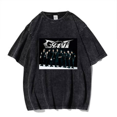 STRAYKIDS 合HOP Washed T-shirt