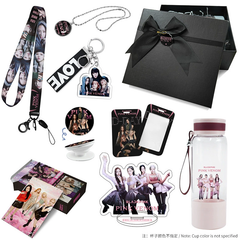 BLACKPINK 550ML Transparent Cup Necklace Gift Set