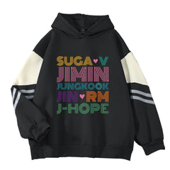 Jungkook Suga Jimin V RM JHope Jin Pullover Hoodie