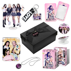 BLACKPIN Necklace Gift Set LOMOCARD Keychain Standing MobileHolder Cardbag