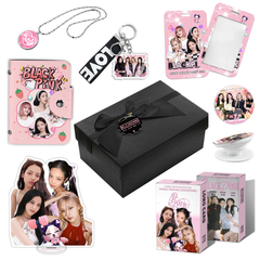 BLACKPIN Necklace Gift Set LOMOCARD Keychain Standing MobileHolder Cardbag