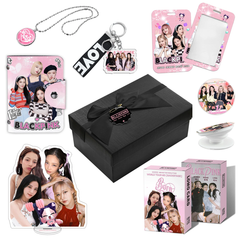 BLACKPIN Necklace Gift Set LOMOCARD Keychain Standing MobileHolder Cardbag