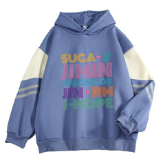Jungkook Suga Jimin V RM JHope Jin Pullover Hoodie