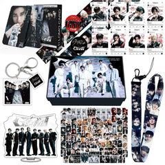 STRAYKIDS GIANT Gift Set LOMOCARD Keychain Ins-Card Sticker Lanyard Tape