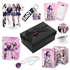 BLACKPIN Necklace Gift Set LOMOCARD Keychain Standing MobileHolder Cardbag