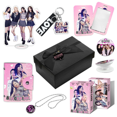 BLACKPIN Necklace Gift Set LOMOCARD Keychain Standing MobileHolder Cardbag