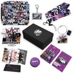 BTS FESTA Gift Set LOMOCARD Keychain Ins-Card Sticker Lanyard Tape Gift box (Copy)