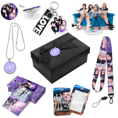 AESPA AE Necklace Gift Set LOMOCARD Keychain Standing MobileHolder CardHolder