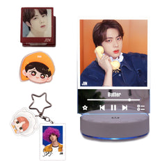 JIN Night Light Set 1 USB Night Light, 1 Keychain, 1 Mini Standing Signs