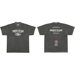 ATEEZ Unisex-Adult 2025 Tour Towards The Light Washed T-Shirt