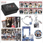 STRAYKIDS Gift Set Photo Frame Bracelet LOMOCARD Keychain Mobile Holder