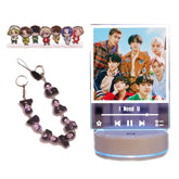 Night Light Set 1 USB Night Light, 1 Keychain, 7 Mini Standing Signs