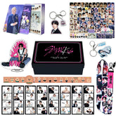 STRAYKIDS 樂-STAR Individual Gift Set LOMOCARD Keychain Ins-Card Sticker Lanyard Tape Gift box