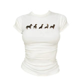 JENNIE Same Style T-shirt