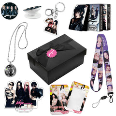 AESPA WHIPLASH Necklace Gift Set LOMOCARD Keychain Standing MobileHolder CardHolder