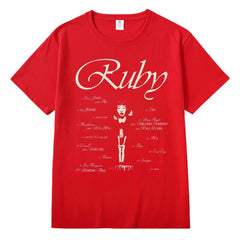 JENNIE Album RUBY T-shirt