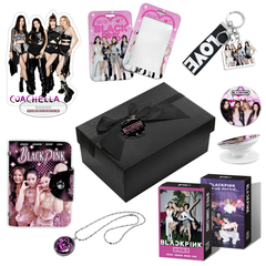 BLACKPIN Necklace Gift Set LOMOCARD Keychain Standing MobileHolder Cardbag
