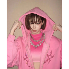 AESPA 2025 Stage Pink Hoodie