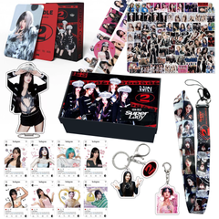 (G) I-DLE Individual Gift Set LOMOCARD Keychain Ins-Card Sticker Lanyard Tape