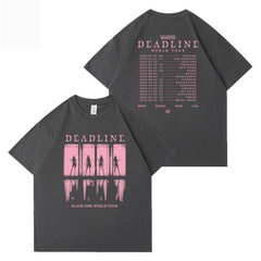 BLACKPINK DEADLINE 2025 World Tour T-shirt