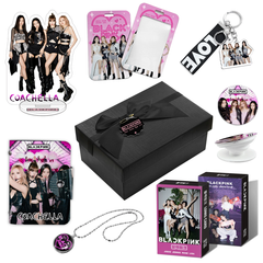BLACKPIN Necklace Gift Set LOMOCARD Keychain Standing MobileHolder Cardbag