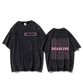 Blackpink 2025 World Tour DEADLINE Washed T-shirt