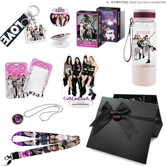 BLACKPINK 550ML Transparent Cup Necklace Gift Set