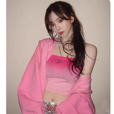 AESPA 2025 Stage Pink Hoodie