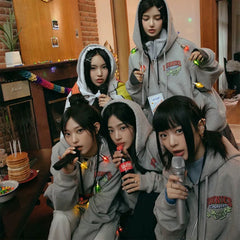 New Jeans Bunnies Club Hoodie