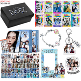 NJZ Newjeans Gift Set Photo Frame Bracelet LOMOCARD Keychain Mobile Holder