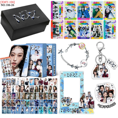 NJZ Newjeans Gift Set Photo Frame Bracelet LOMOCARD Keychain Mobile Holder