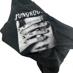 JUNGKOOK Washed Airbrush Pattern T-shirt