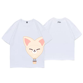 Straykids SKZOO Graphic Cotton White T-shirt