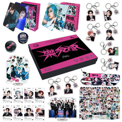 STRAYKIDS 樂-STAR Gift Set LOMOCARD Keychain Ins-Card Sticker Lanyard Tape