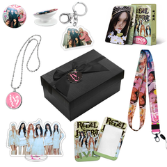 IVE Necklace Gift Set LOMOCARD Keychain Standing MobileHolder Cardbag