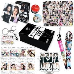 IVE I'VE Gift Set LOMOCARD Keychain Ins-Card Sticker Lanyard Tape