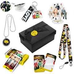 BTS BUTTER Necklace Gift Set LOMOCARD Keychain Standing MobileHolder Cardbag