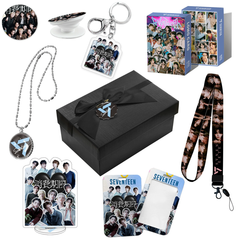 SEVENTEEN 消费期限 Necklace Gift Set LOMOCARD Keychain Standing MobileHolder Cardbag