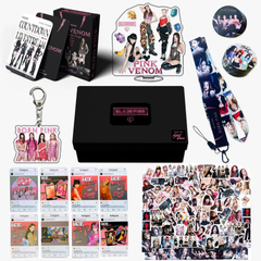 BLACKPINK BRONPINK Gift Set LOMOCARD Keychain Ins-Card Sticker Lanyard Tape