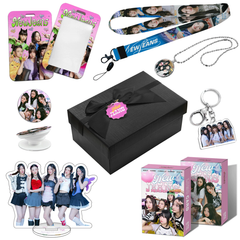 NJZ NEWJEANS Necklace Gift Set LOMOCARD Keychain Standing MobileHolder Cardbag