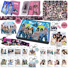 IVE I'VE SWITCH Big Gift Set LOMOCARD Keychain Ins-Card Sticker Lanyard Tape