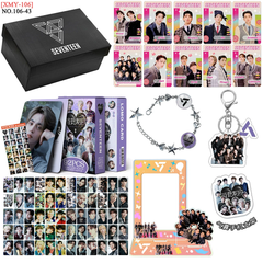 SEVENTEEN SVT Gift Set Photo Frame Bracelet LOMOCARD Keychain Mobile Holder