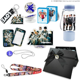 TXT 550ML Transparent Cup Necklace Gift Set