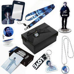 BTS PROOF Necklace Gift Set LOMOCARD Keychain Standing MobileHolder Cardbag