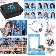 TWICE Gift Set Photo Frame Bracelet LOMOCARD Keychain Mobile Holder