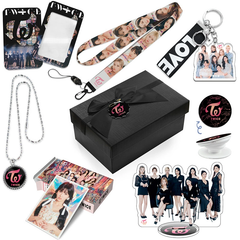 TWICE READY TO BE Necklace Gift Set LOMOCARD Keychain Standing MobileHolder Cardbag