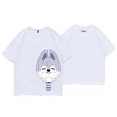 Straykids SKZOO Graphic Cotton White T-shirt