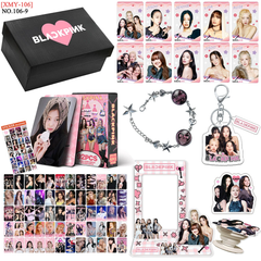 BLACKPINK Gift Set Photo Frame Bracelet LOMOCARD Keychain Mobile Holder