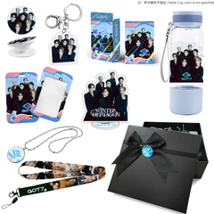 GOT7 550ML Transparent Cup Necklace Gift Set